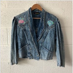 Meeting Vintage Stonewash jean jacket